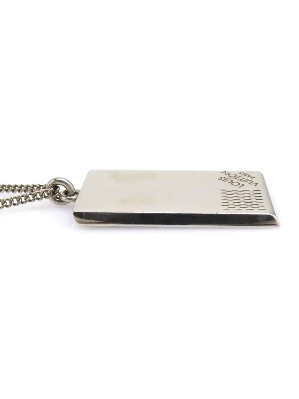 Auth Louis Vuitton Necklace Silver #302779L25B
